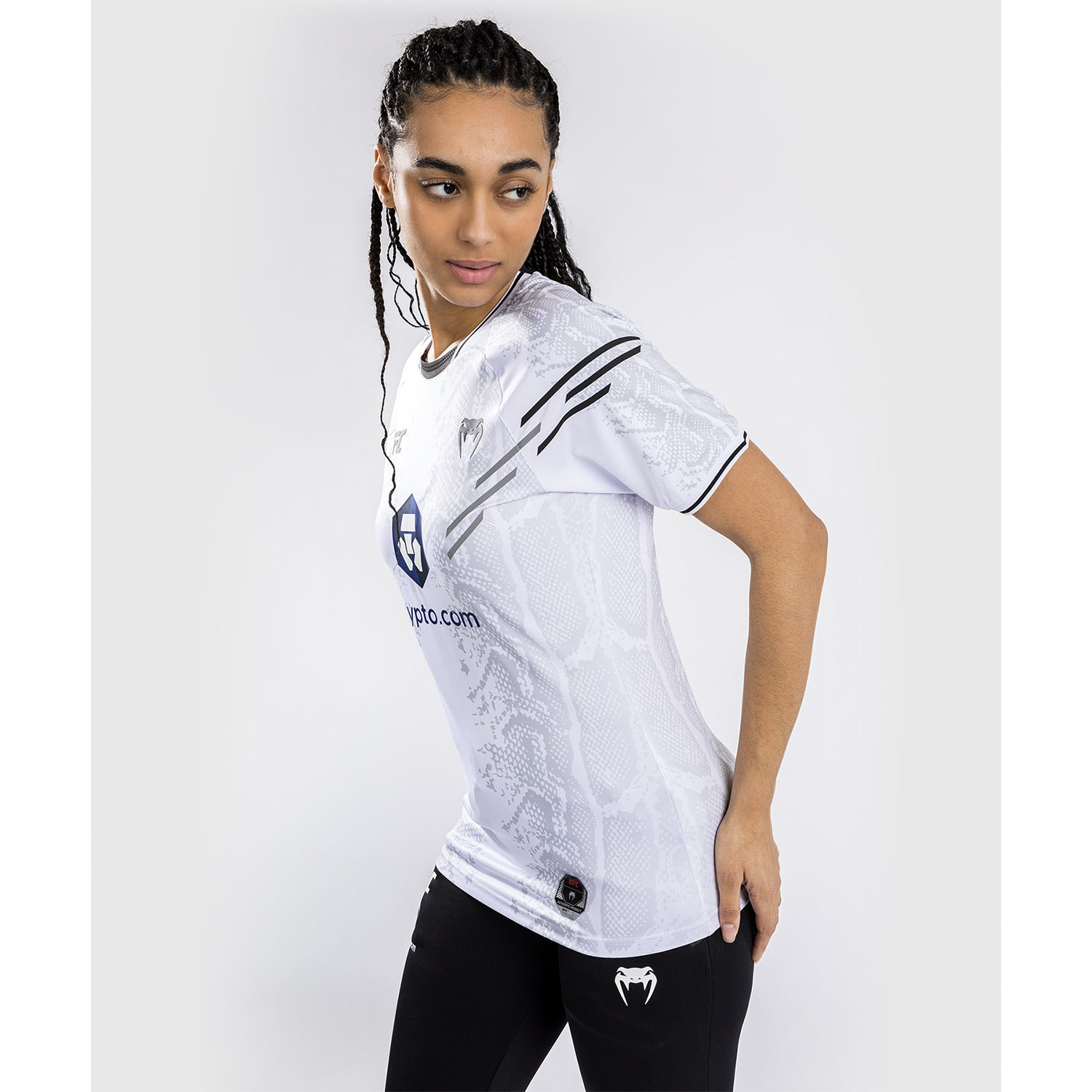 VENUM Dry Tech T-Shirt, Damen, UFC Fight Night, Adrenaline, weiß, S