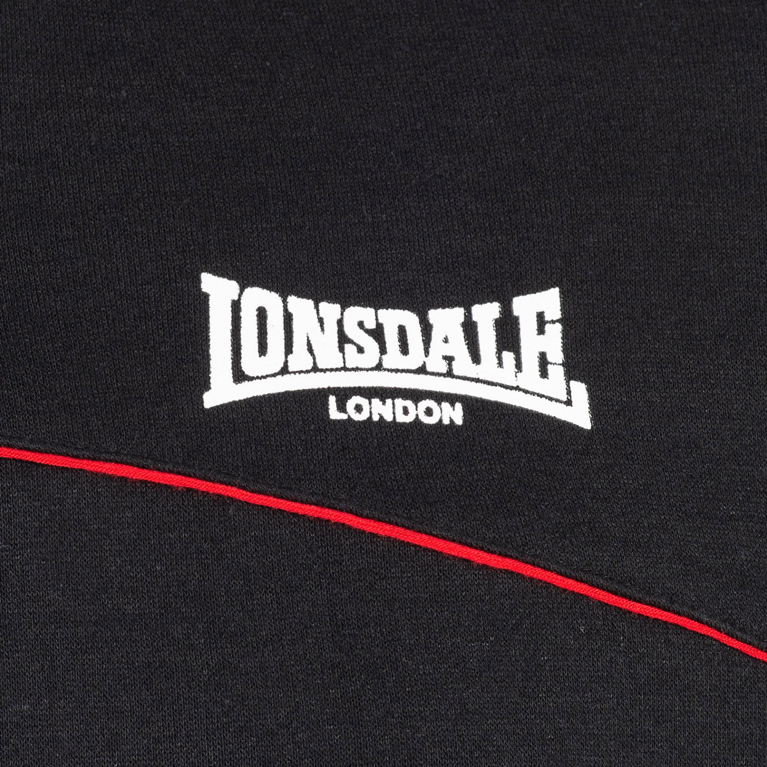 Lonsdale Trainingsanzug, Geddington, schwarz, XL