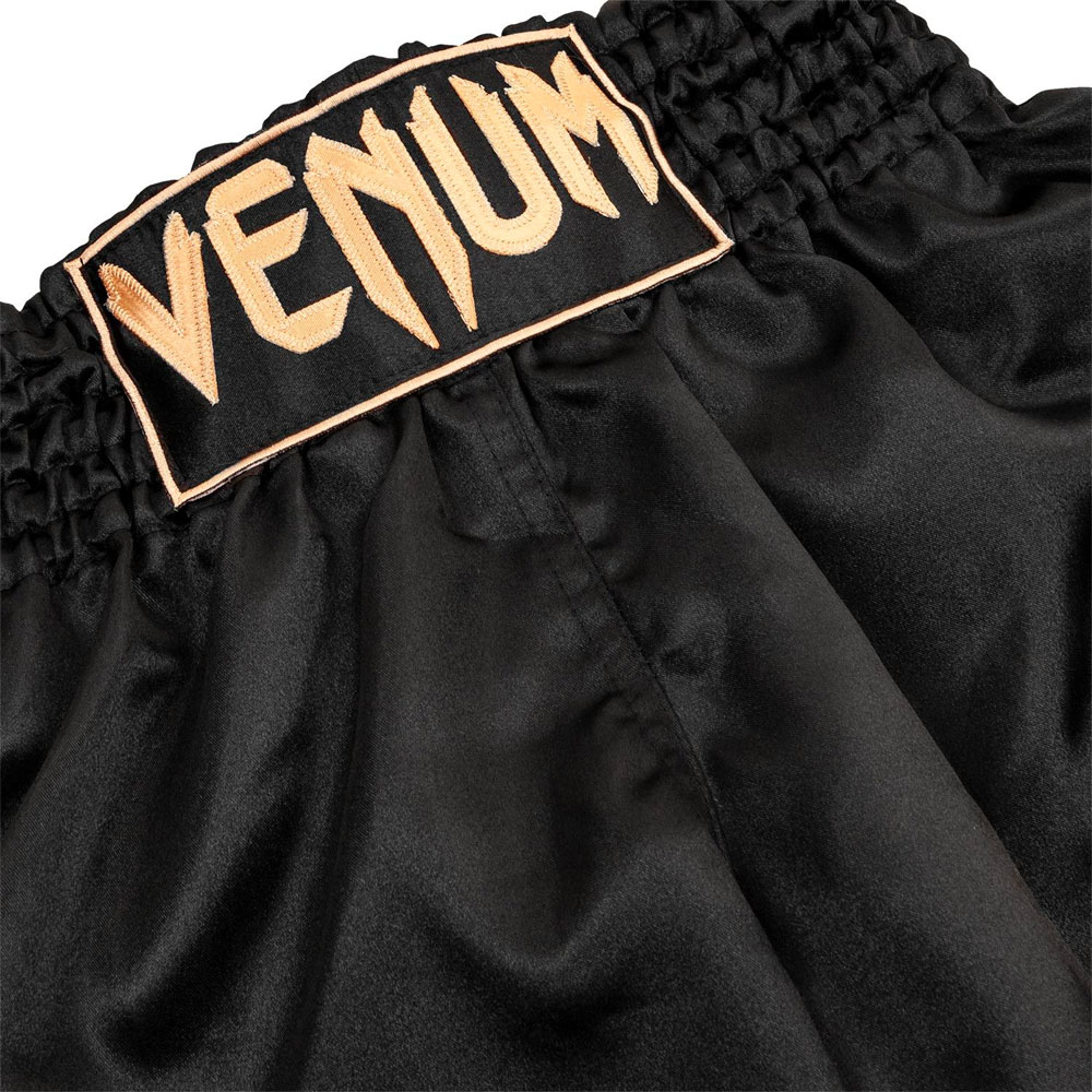 VENUM Muay Thai Shorts, Classic, black-gold, XXL