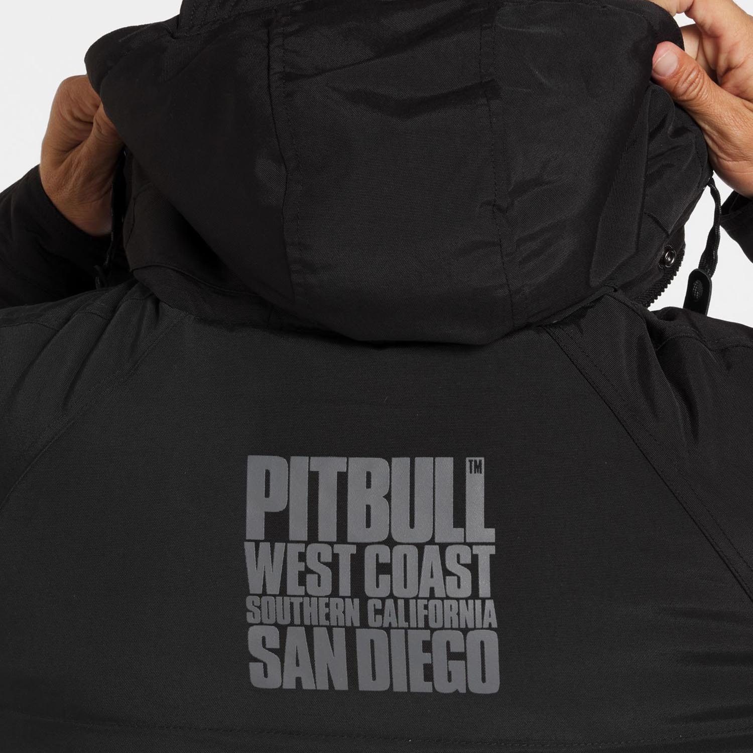 Pit Bull West Coast Parka Jacket, Gunner, black, XXL