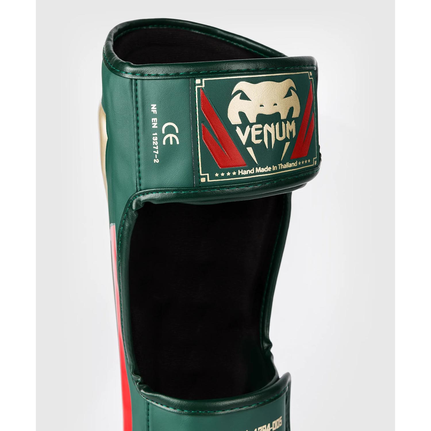 VENUM Shinguards, Elite, green-gold-red, XL