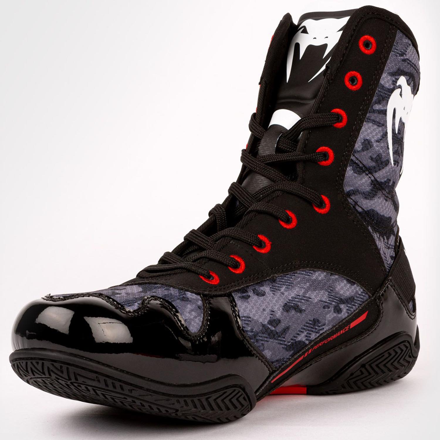 VENUM Boxschuhe, Elite, schwarz-camo, 40,5
