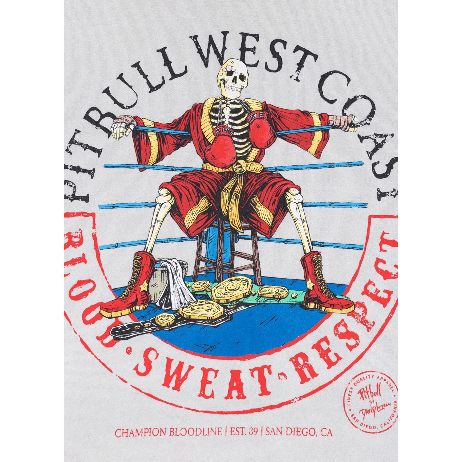 Pit Bull West Coast Hoody, Champion Bloodline, white, M