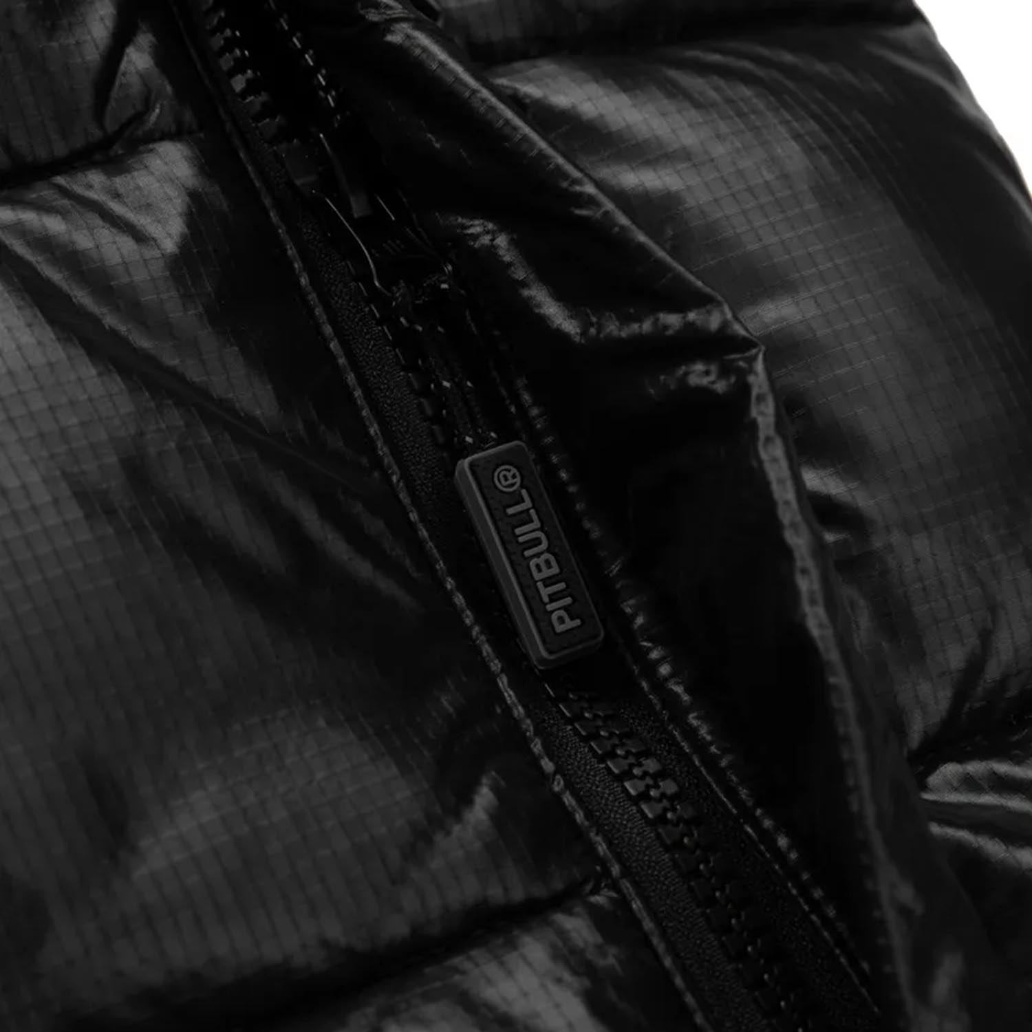 Pit Bull West Coast Jacke, Padded Hooded Pepperwood, schwarz, XXL