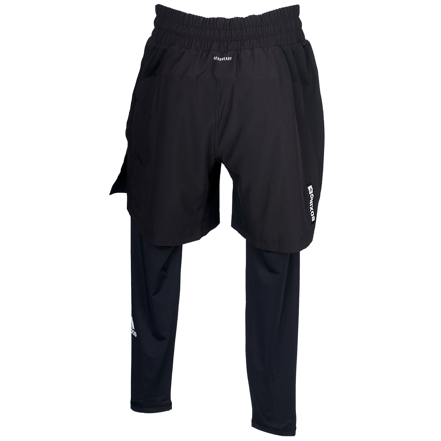 adidas Fitness Shorts, Spats Boxwear Tech, black-white, XL