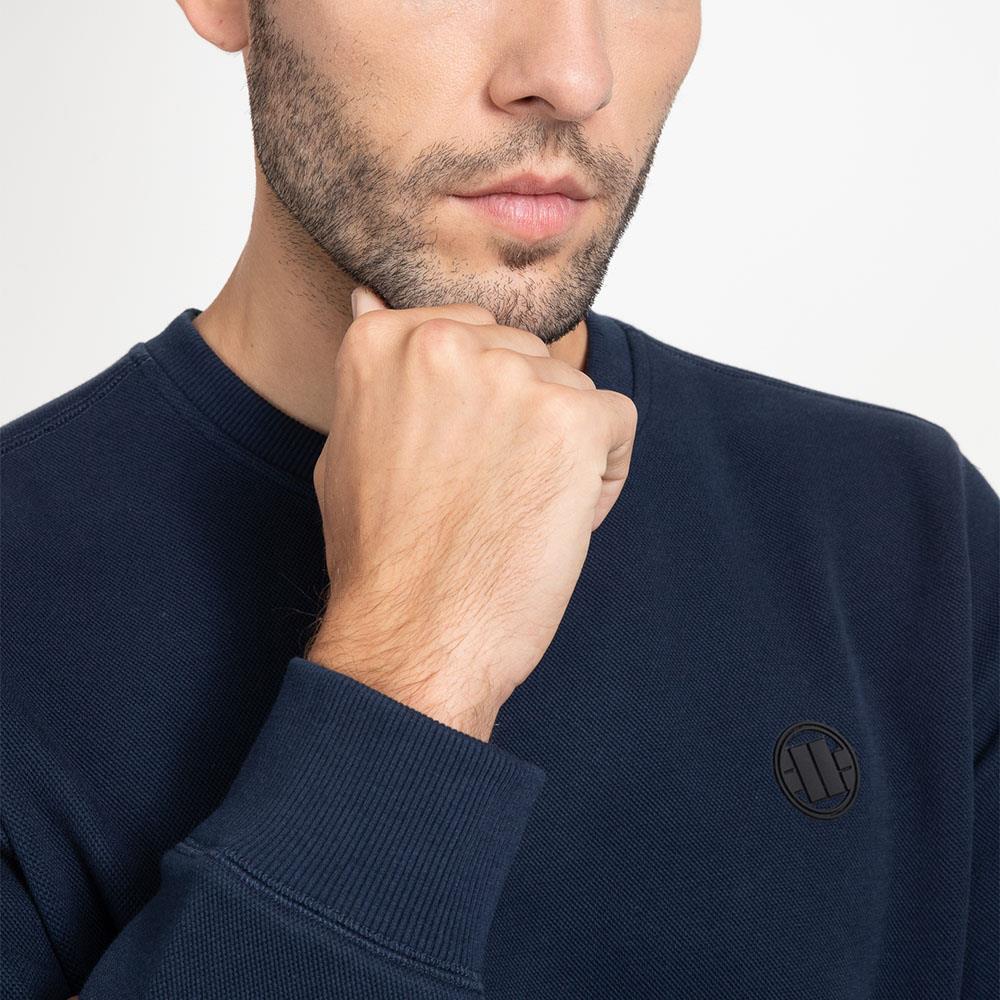 Pit Bull West Coast Pullover, Pique, Small Logo, navy, XL