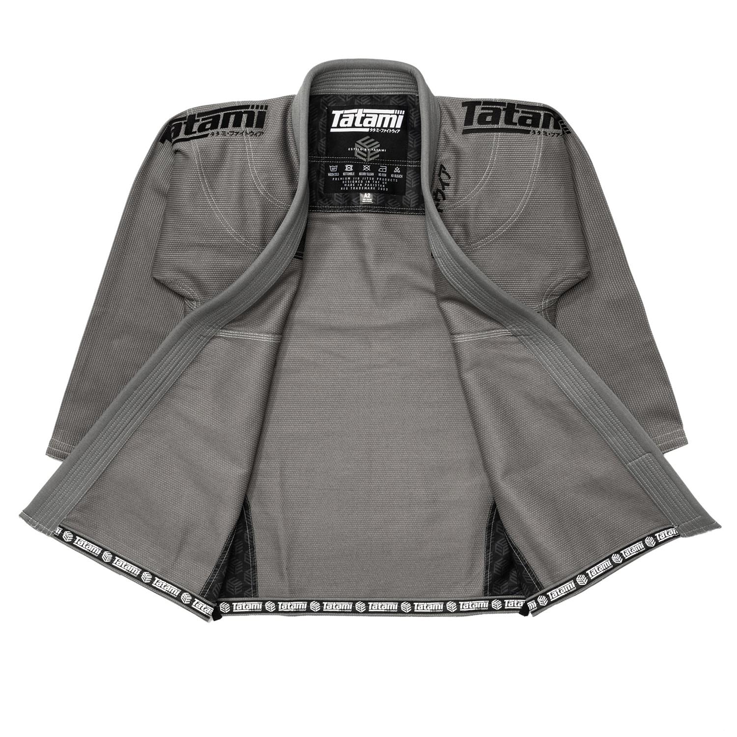 Tatami BJJ GI, Estilo Black Label, grey-black, A1
