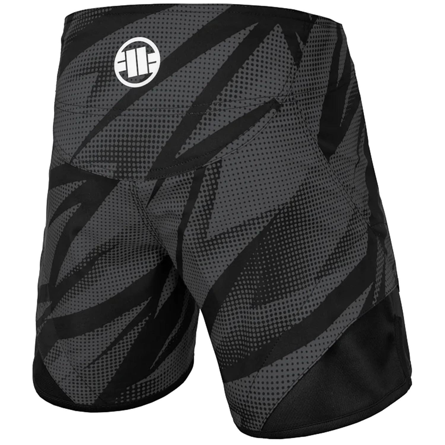 Pit Bull West Coast MMA Fight Shorts, Dot 2, grey, XXL