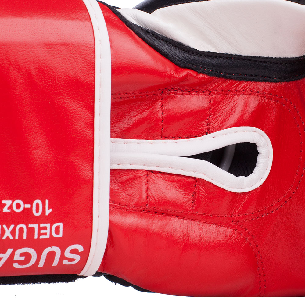 BENLEE Boxhandschuhe, Sugar Deluxe, schwarz-rot, 12 Oz