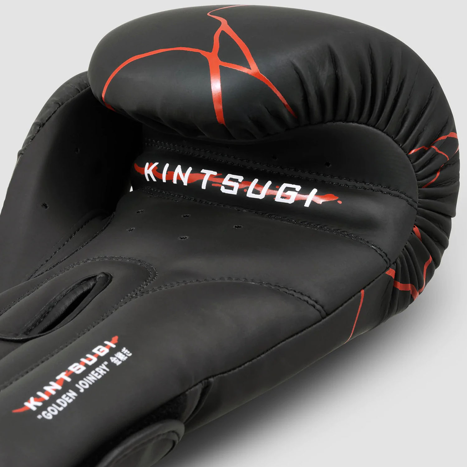 Fumetsu Boxhandschuhe, Kintsugi, schwarz-rot, 12 Oz