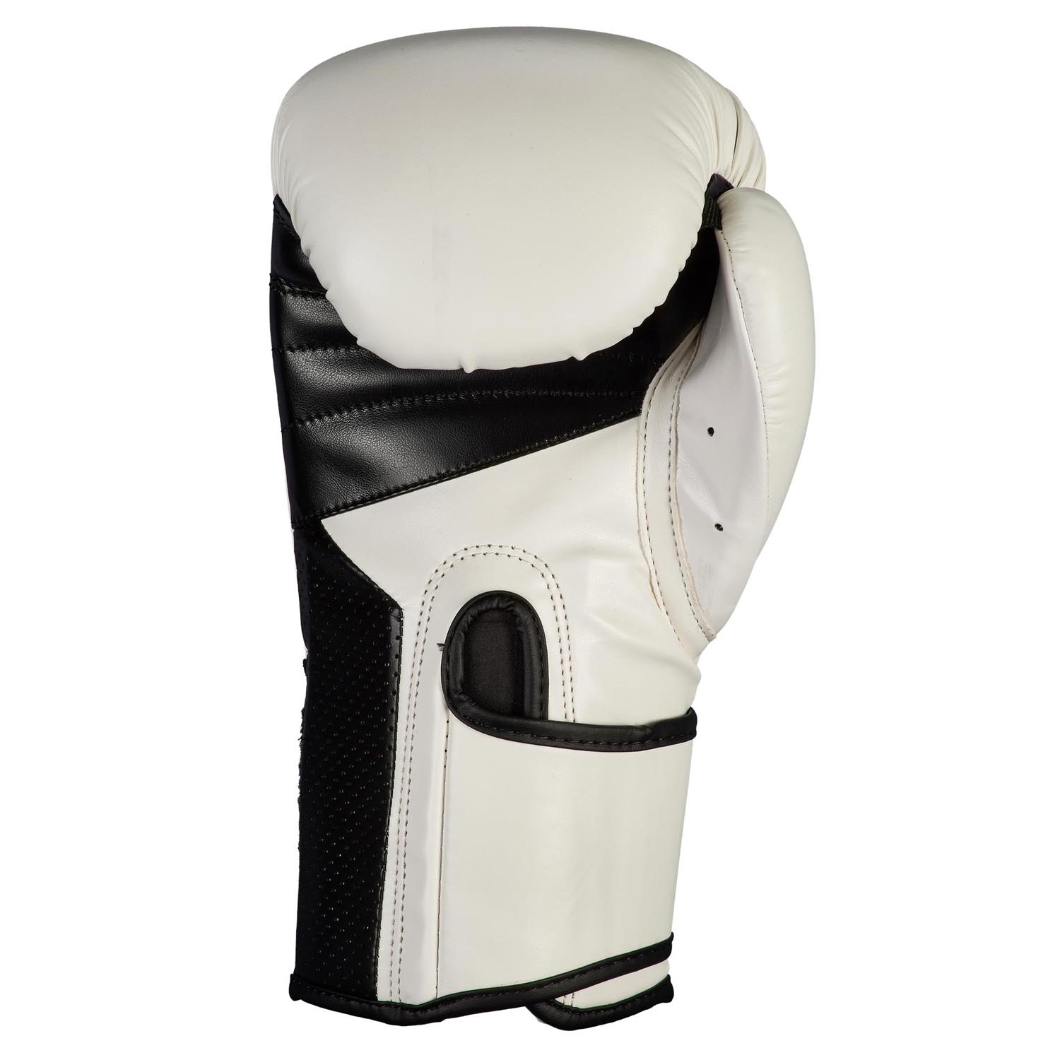 Ju-Sports Boxing Gloves, Training 2.0, white-black, 16 Oz