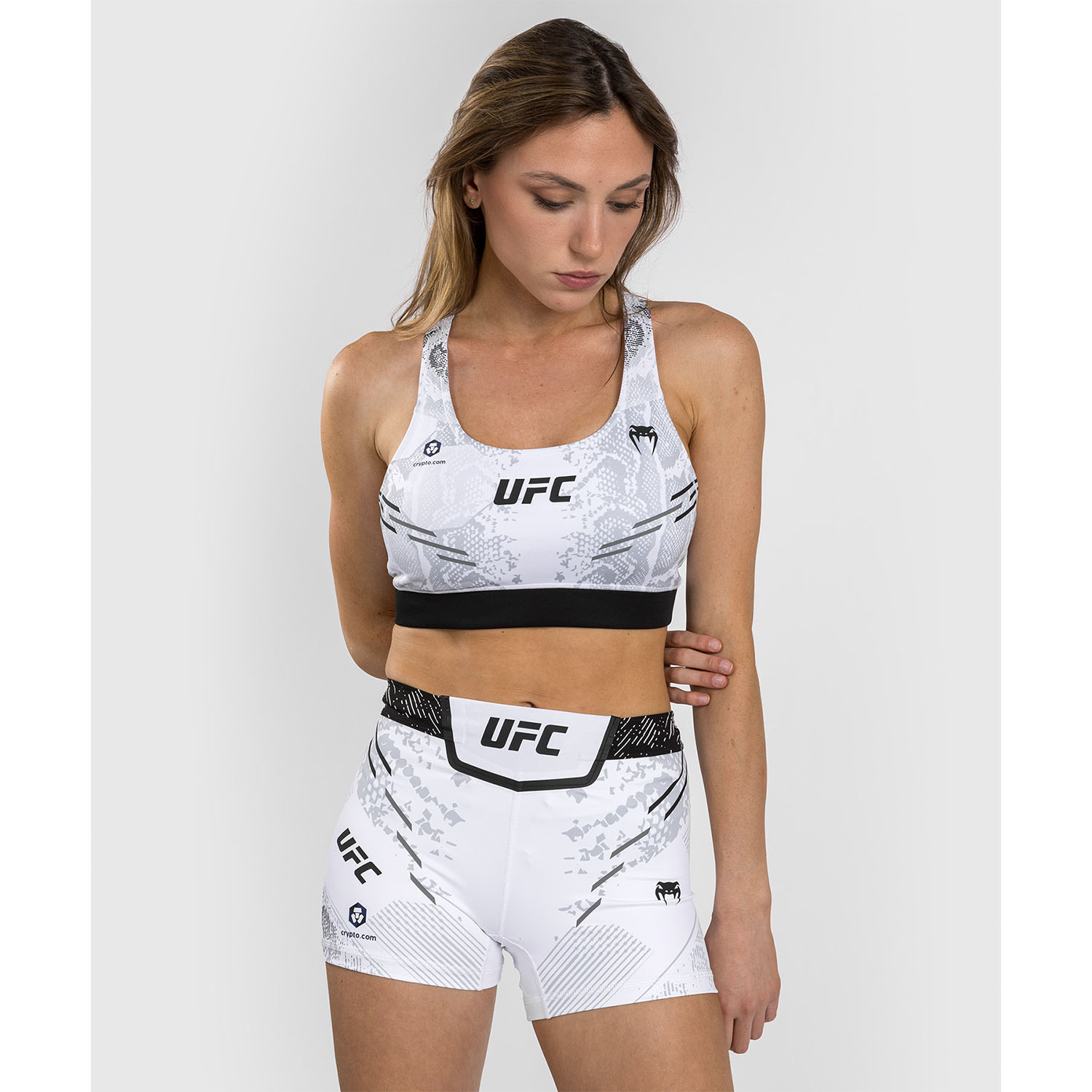 VENUM Sports Bra, Damen, UFC Fight Night, Adrenaline, weiß, XS