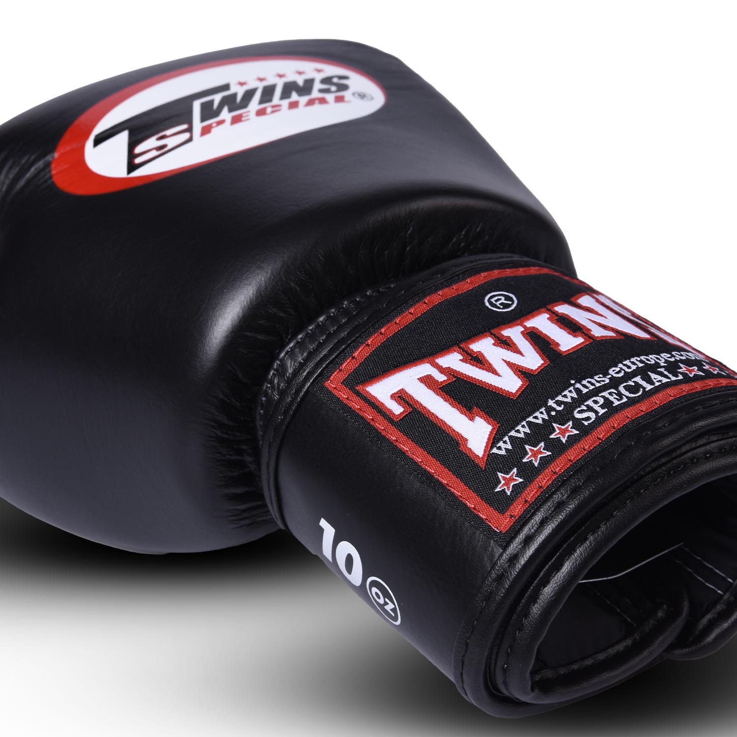 TWINS Special Boxing Gloves, Leather, BGVL-3, black, 10 Oz
