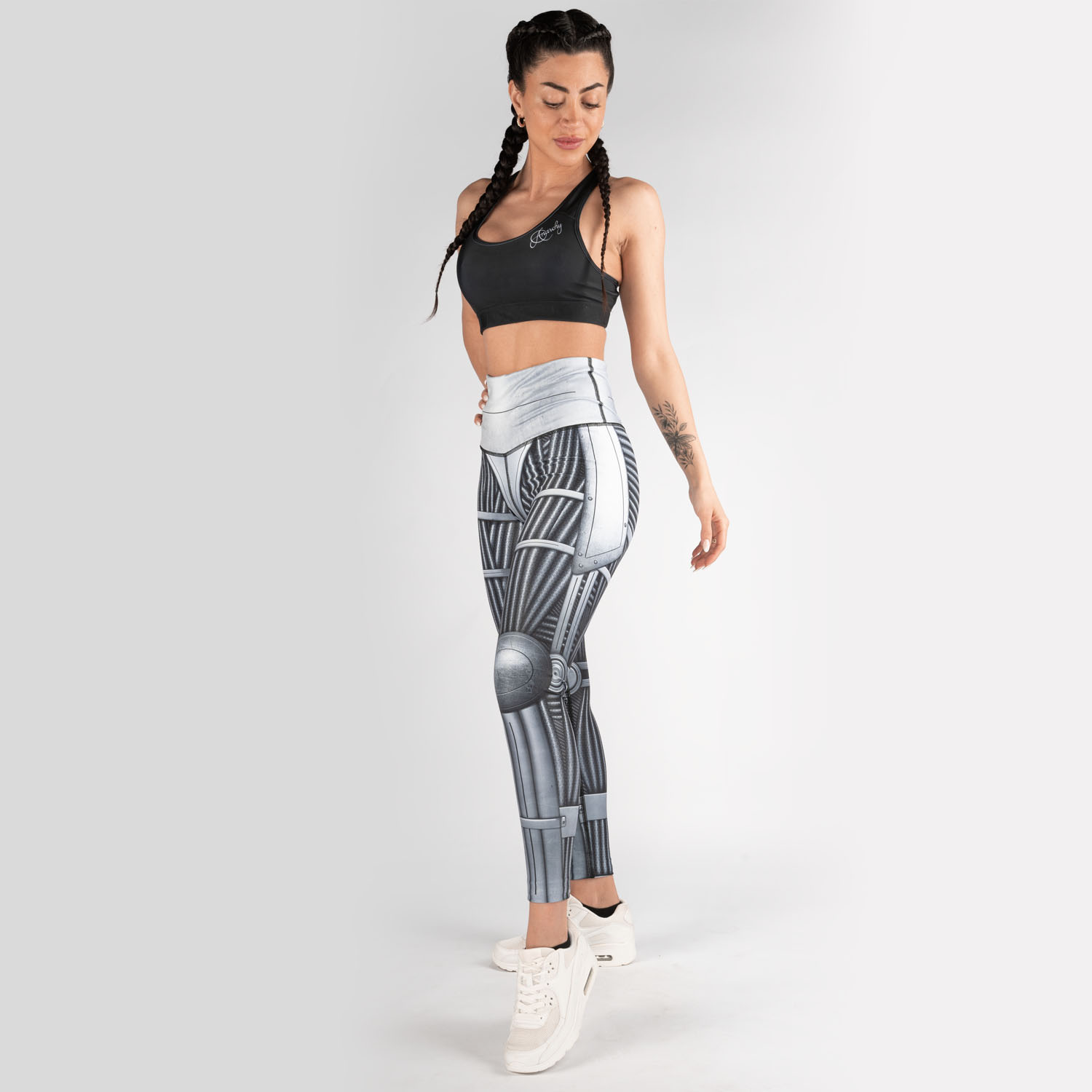 Anarchy Apparel Compression Leggings, Necronomicon, M