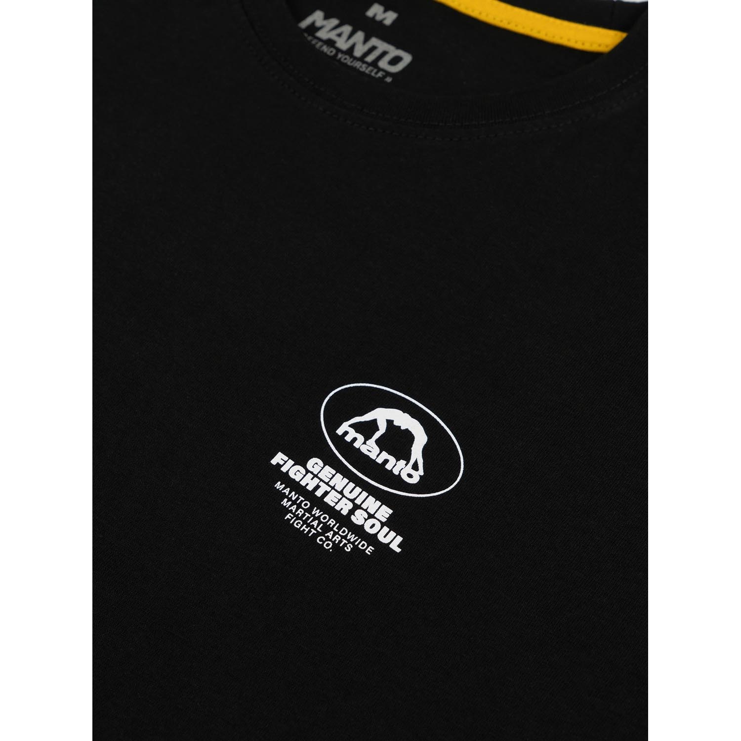 MANTO T-Shirt, Fighter, Soul, black-white, XXL