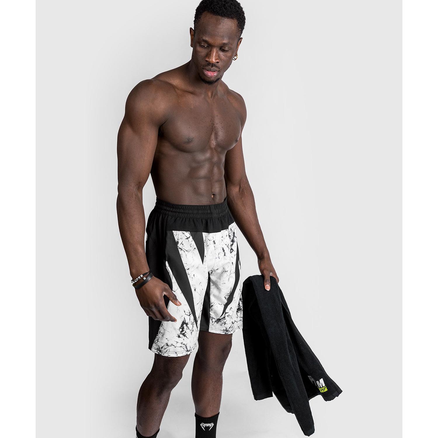VENUM Training Shorts G-Fit Marble, black-white, S