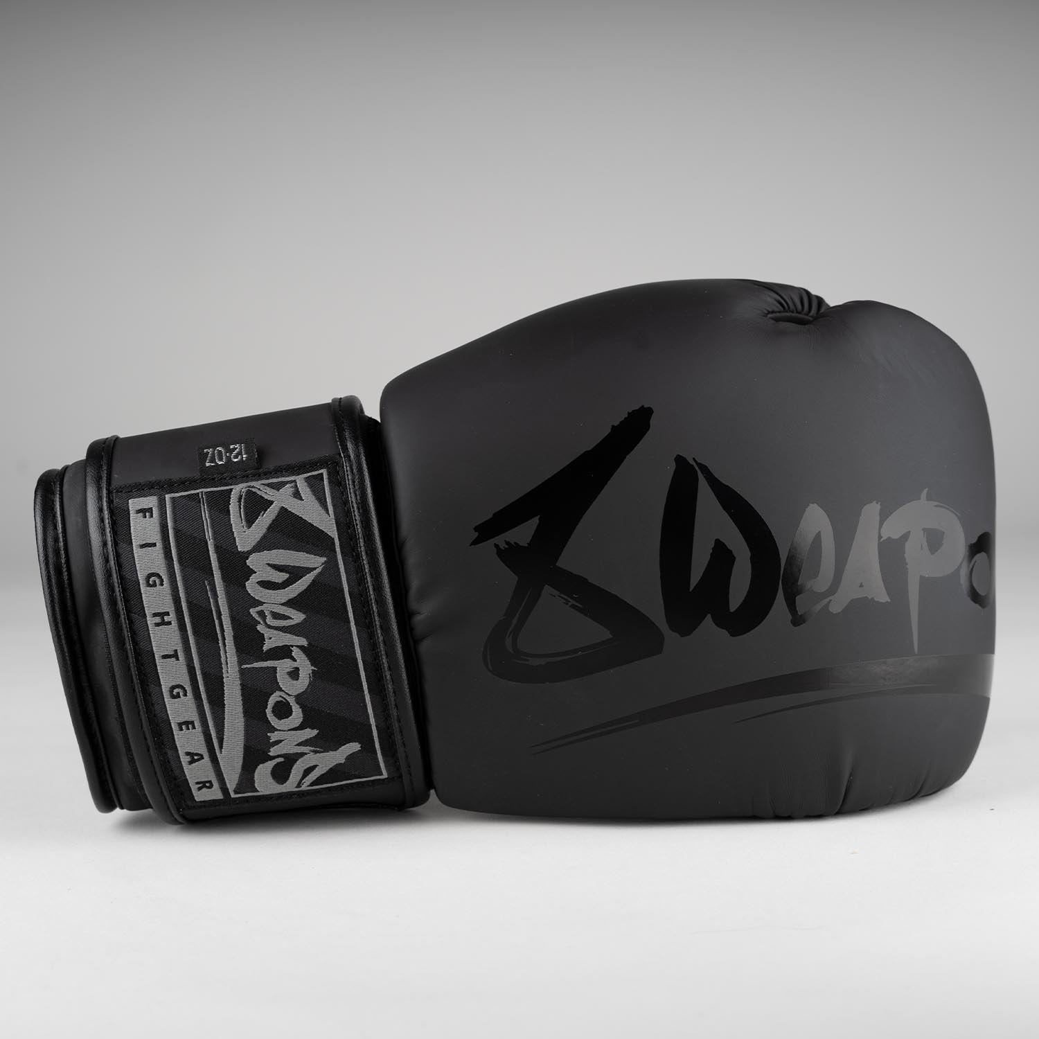 8 WEAPONS Boxing Gloves, Unlimited 2.0, black-black, 14 Oz
