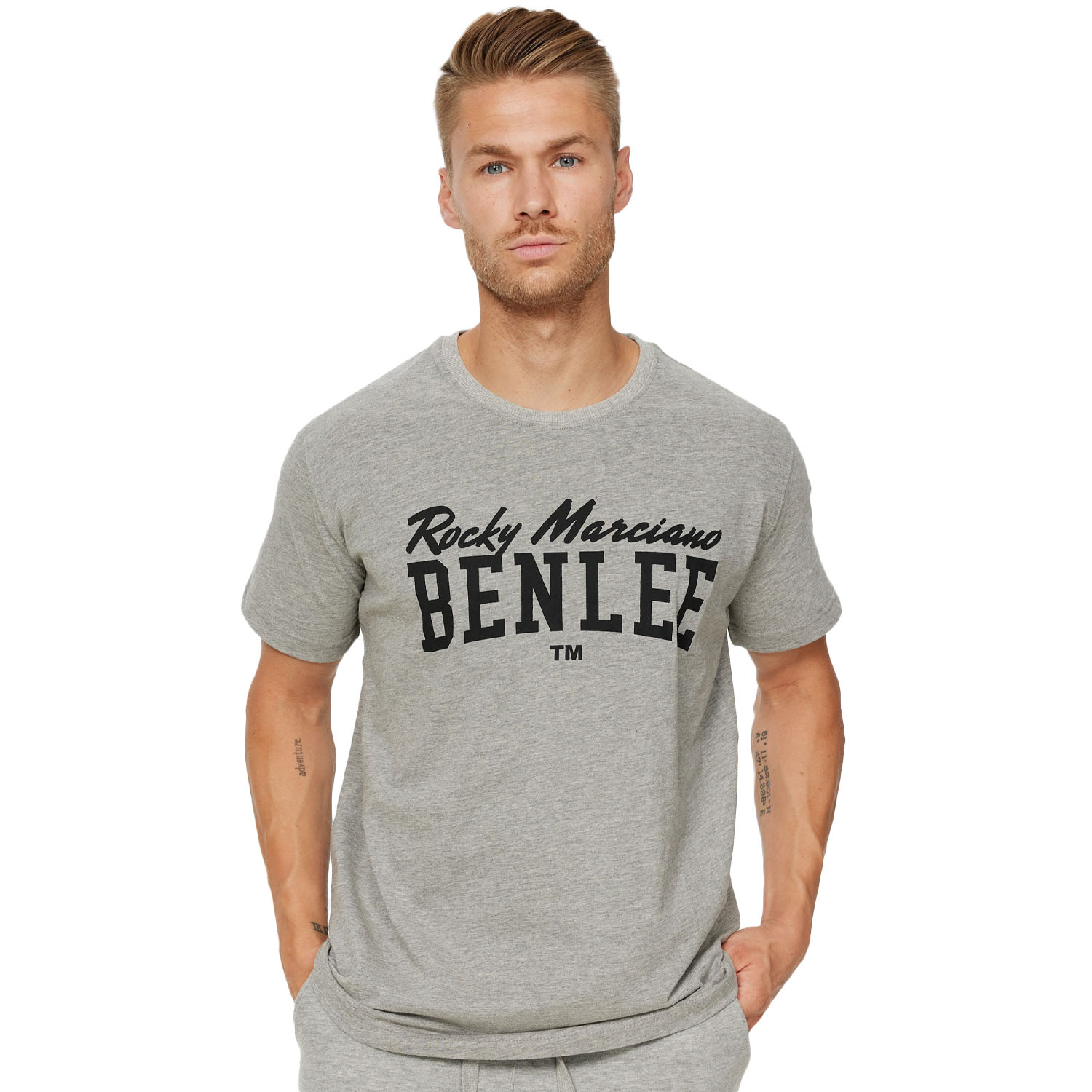BENLEE T-Shirt, Donley, grey, XXL