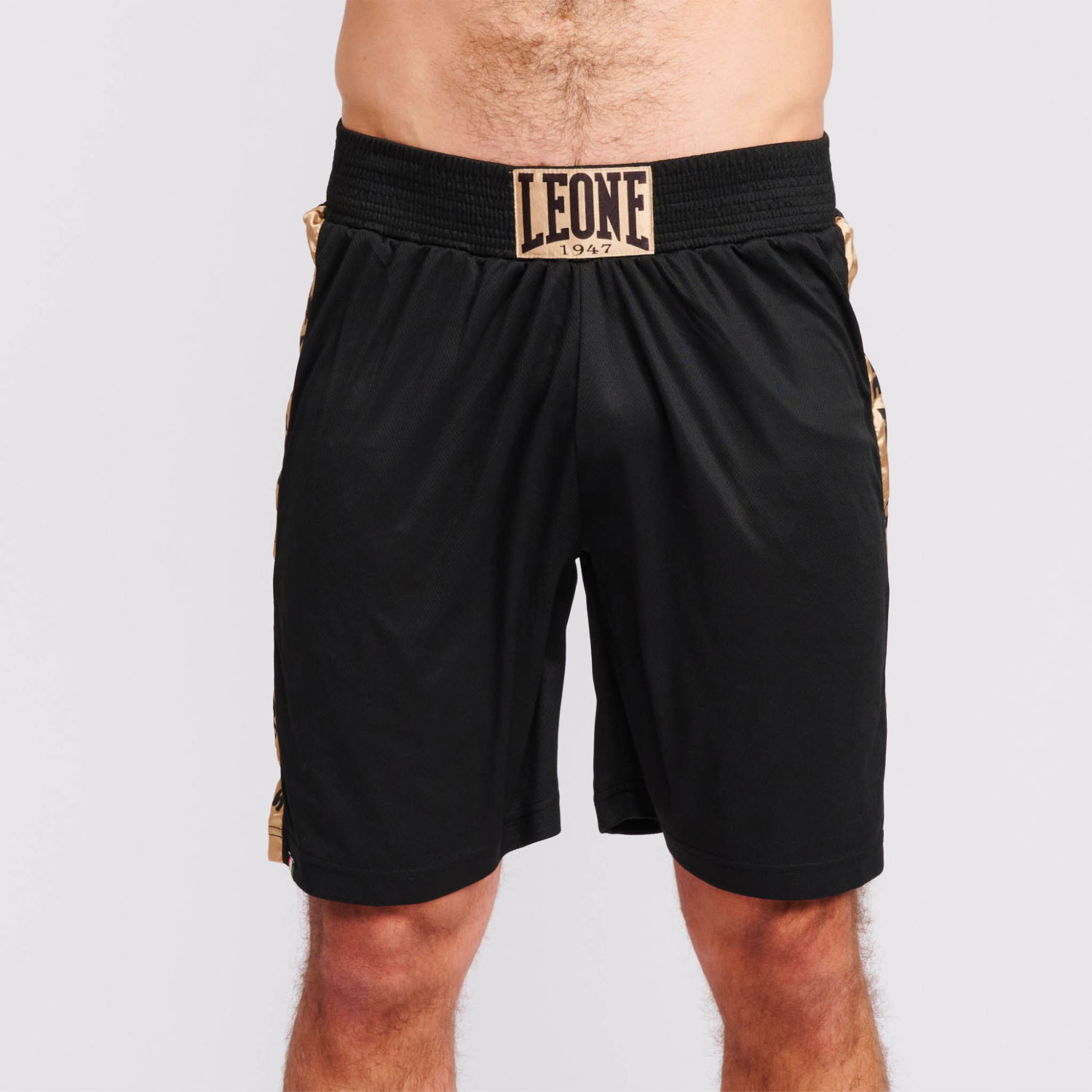 LEONE Box Pants, DNA, AB230, black-gold, XL