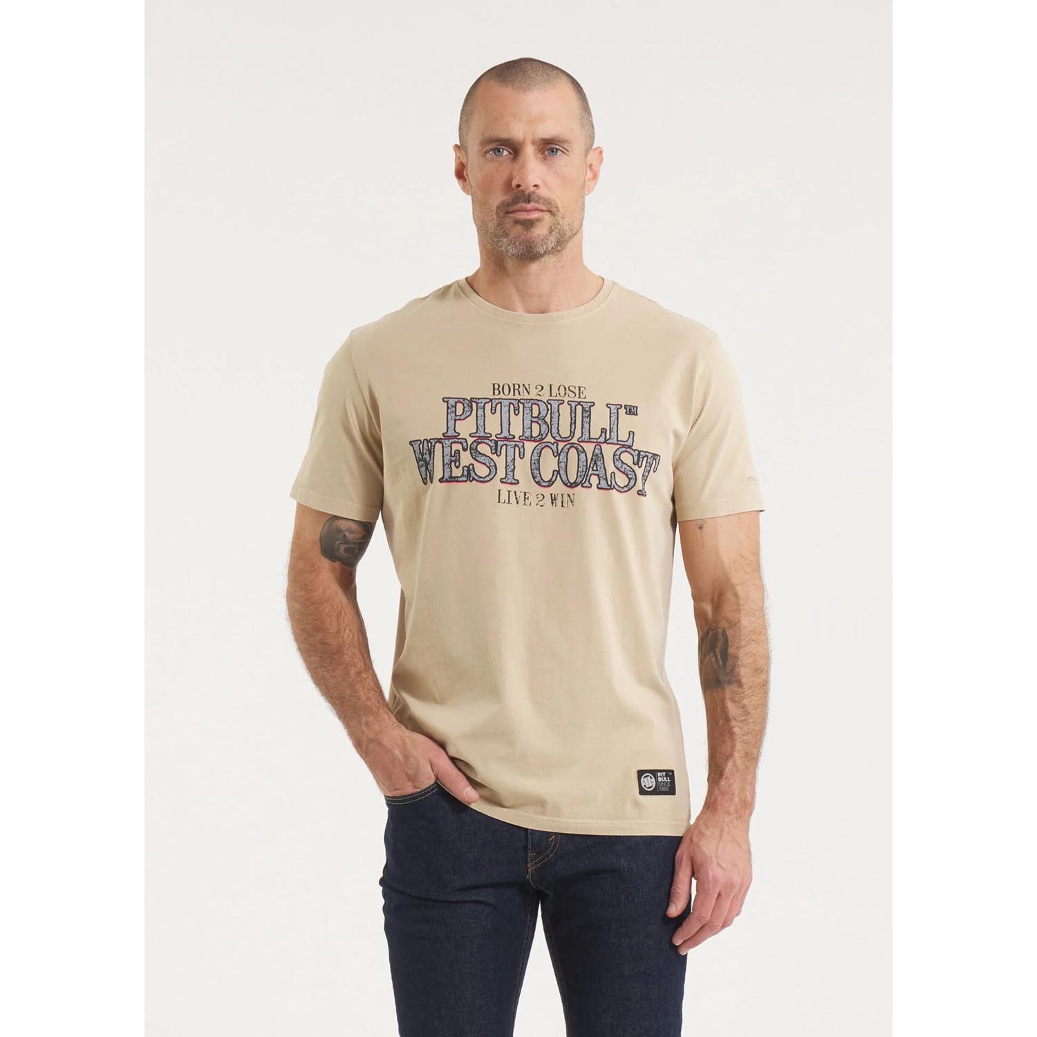 Pit Bull West Coast T-Shirt, Ace Of Spades 2, sand, XXXL