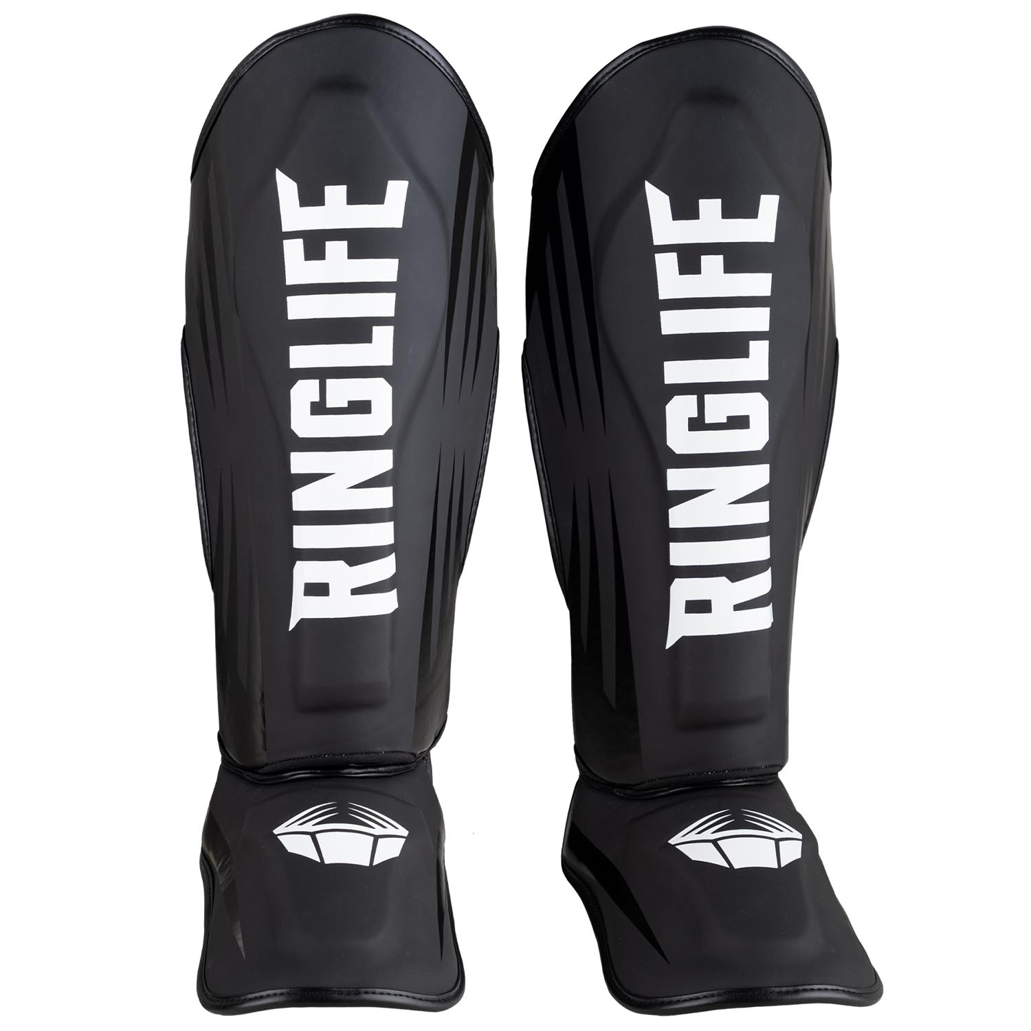RINGLIFE Shin Guards - No.1 black-white S