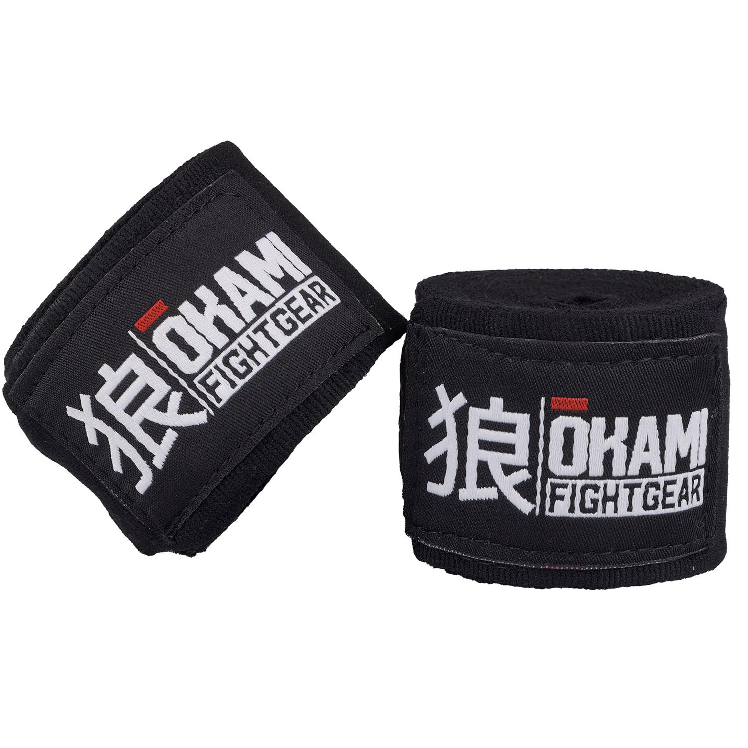 OKAMI Hand Wraps, Semi Elastic, 5 m, black