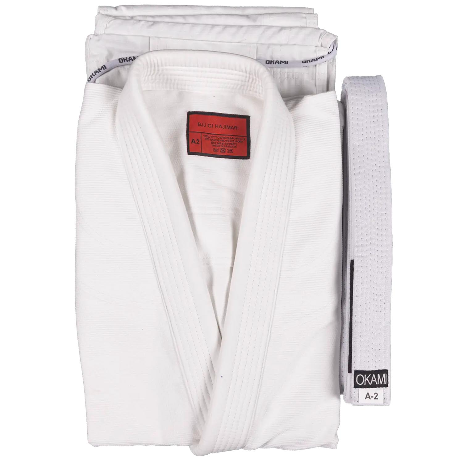 OKAMI BJJ GI, Hajimari, weiß, A4