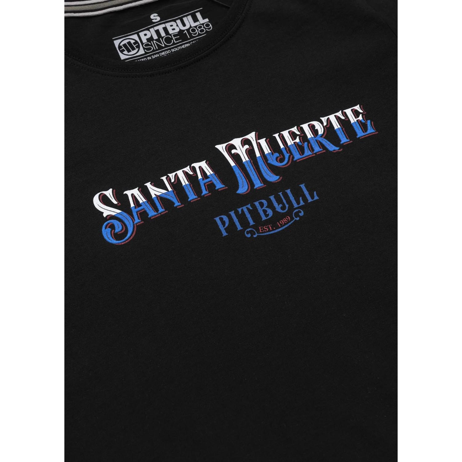 Pit Bull West Coast T-Shirt, Women, Santa Muerte, black-blue, XL