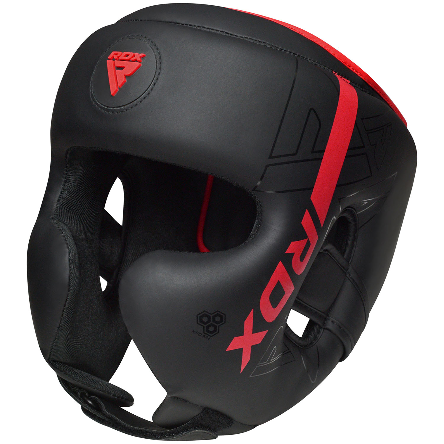 RDX Kopfschutz, Kara Series F6, schwarz-rot, XL
