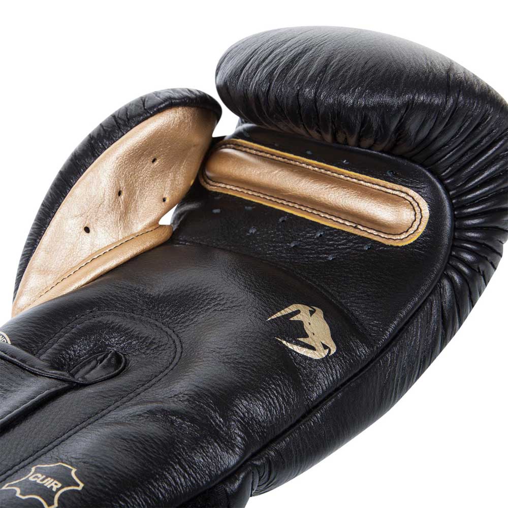 VENUM Boxhandschuhe, Giant 3.0, Nappa Leder, schwarz-gold, 12 Oz