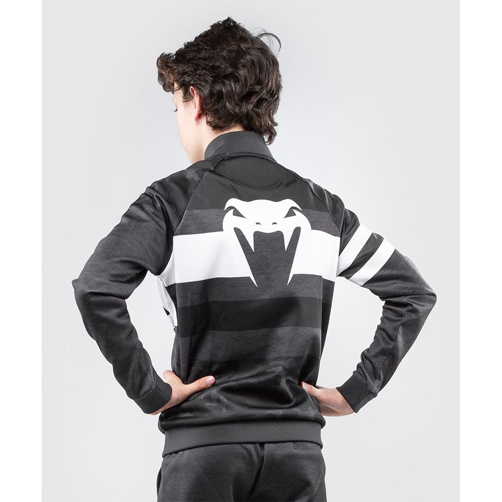 VENUM Training Jacket, Kids, Bandit, black-grey, 8 Y