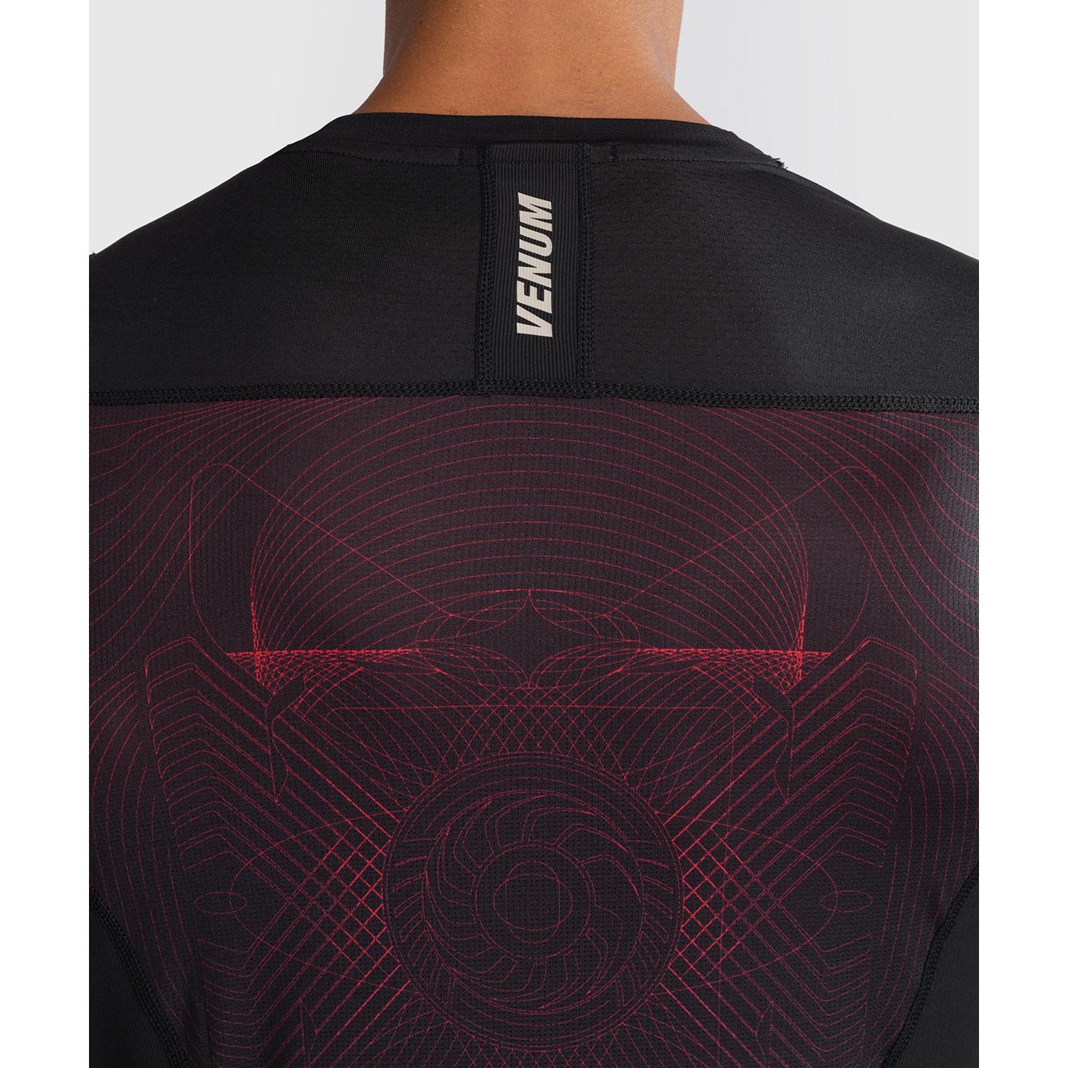 VENUM Rashguard, L/S, G-Fit Air, schwarz-rot, XL
