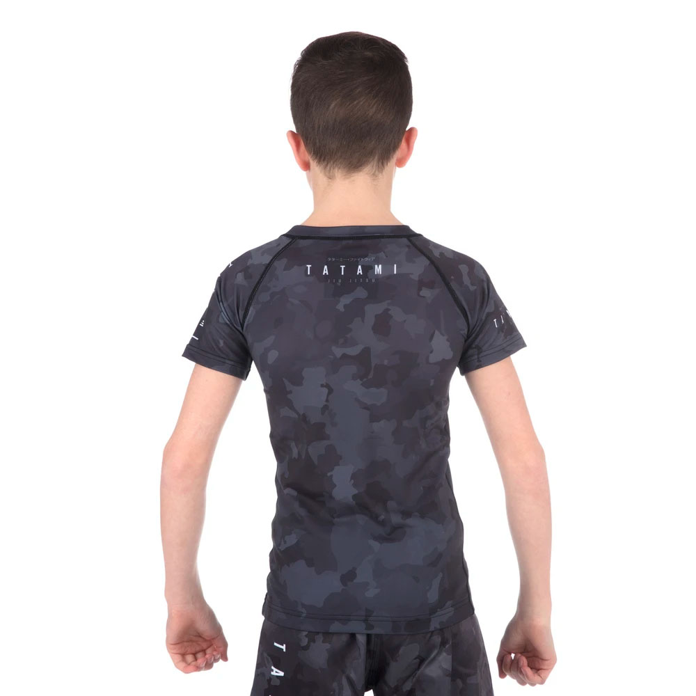 Tatami Rashguard, S/S, Kinder, Stealth, M