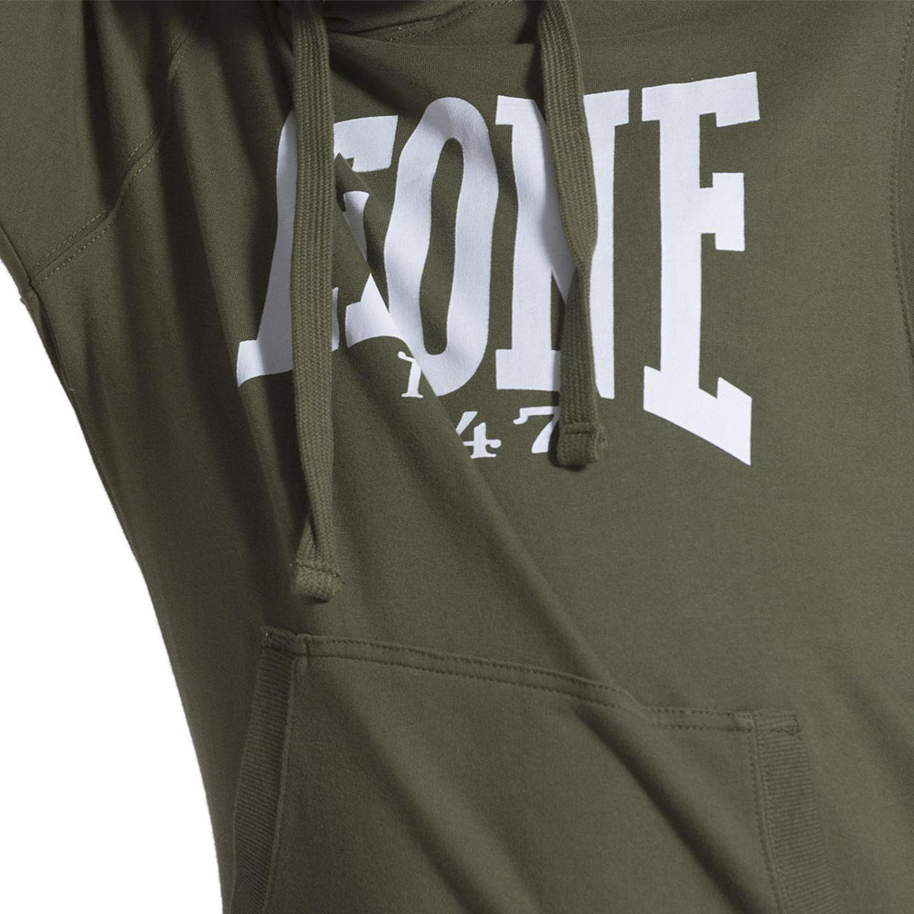 LEONE Hoody, Big Logo, grün, S