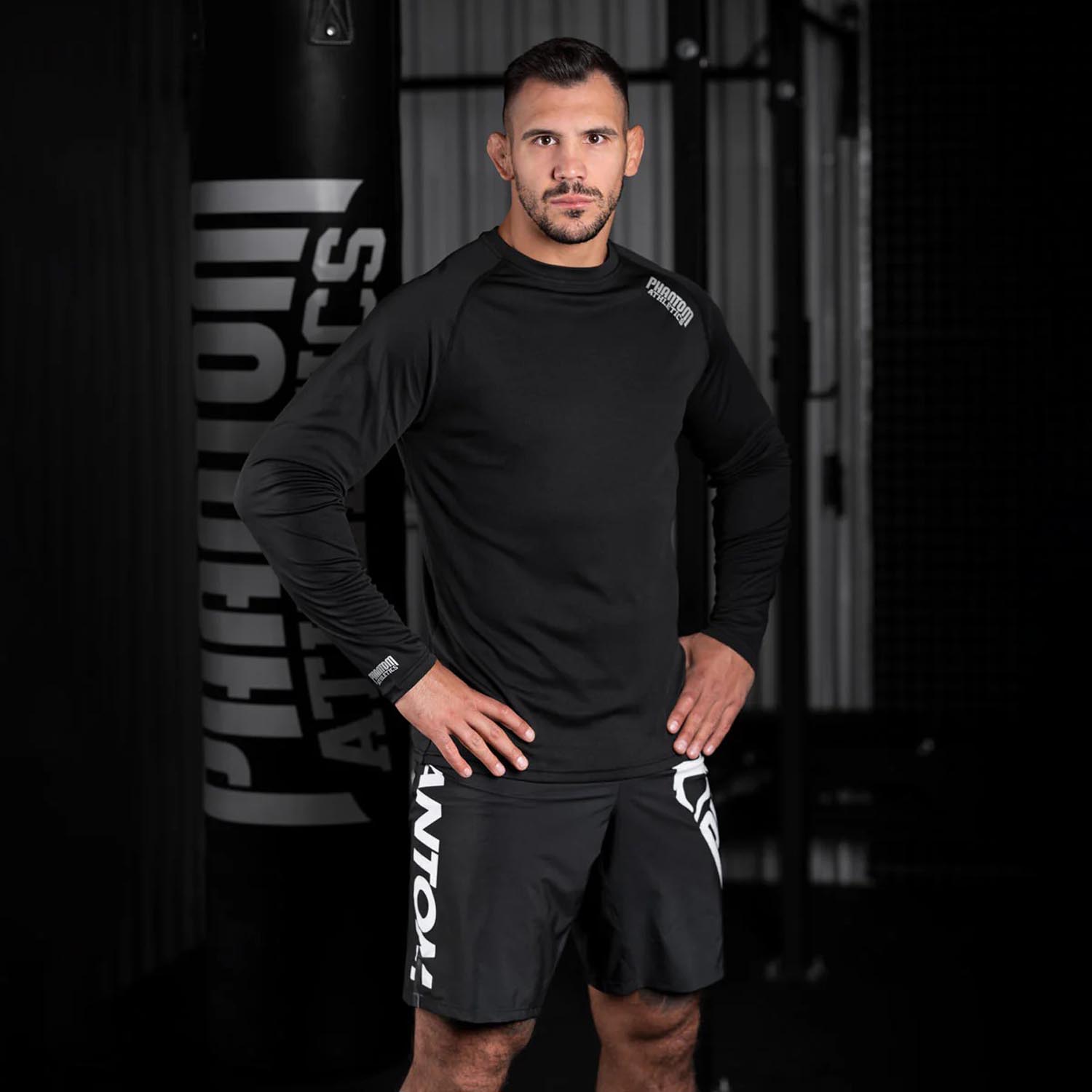 Phantom Athletics T-Shirt, L/S, Tactic, black, M