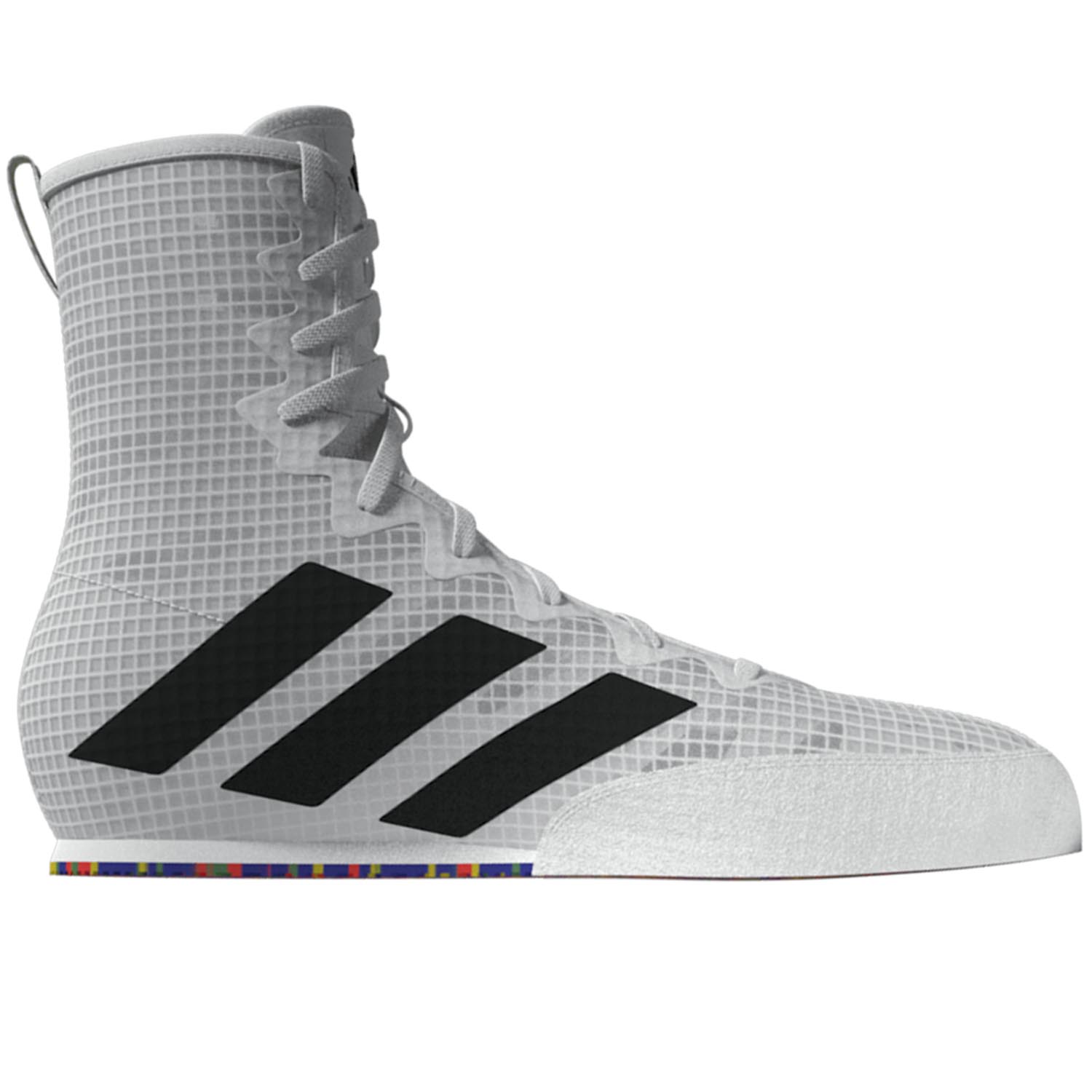 adidas Boxing Shoes, Box Hog 4, white-black, 47 ⅓ (UK 12)