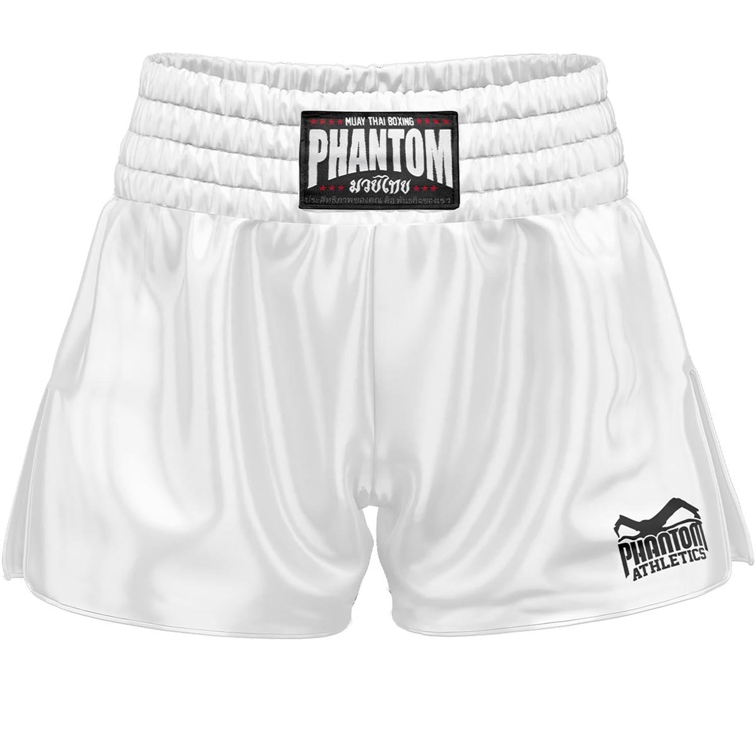 Phantom Athletics Muay Thai Shorts, Team, white, L