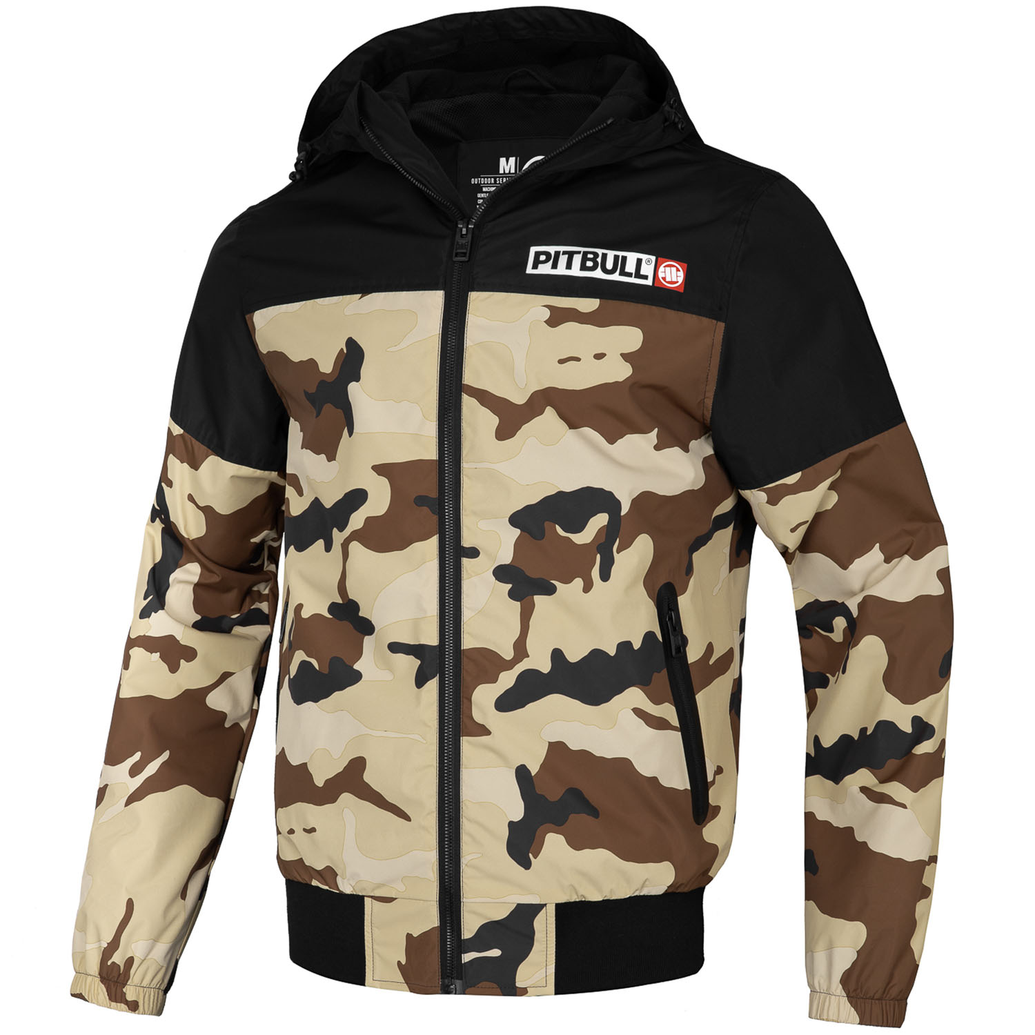 Pit Bull West Coast Windjacke, Horizon, camo-schwarz S