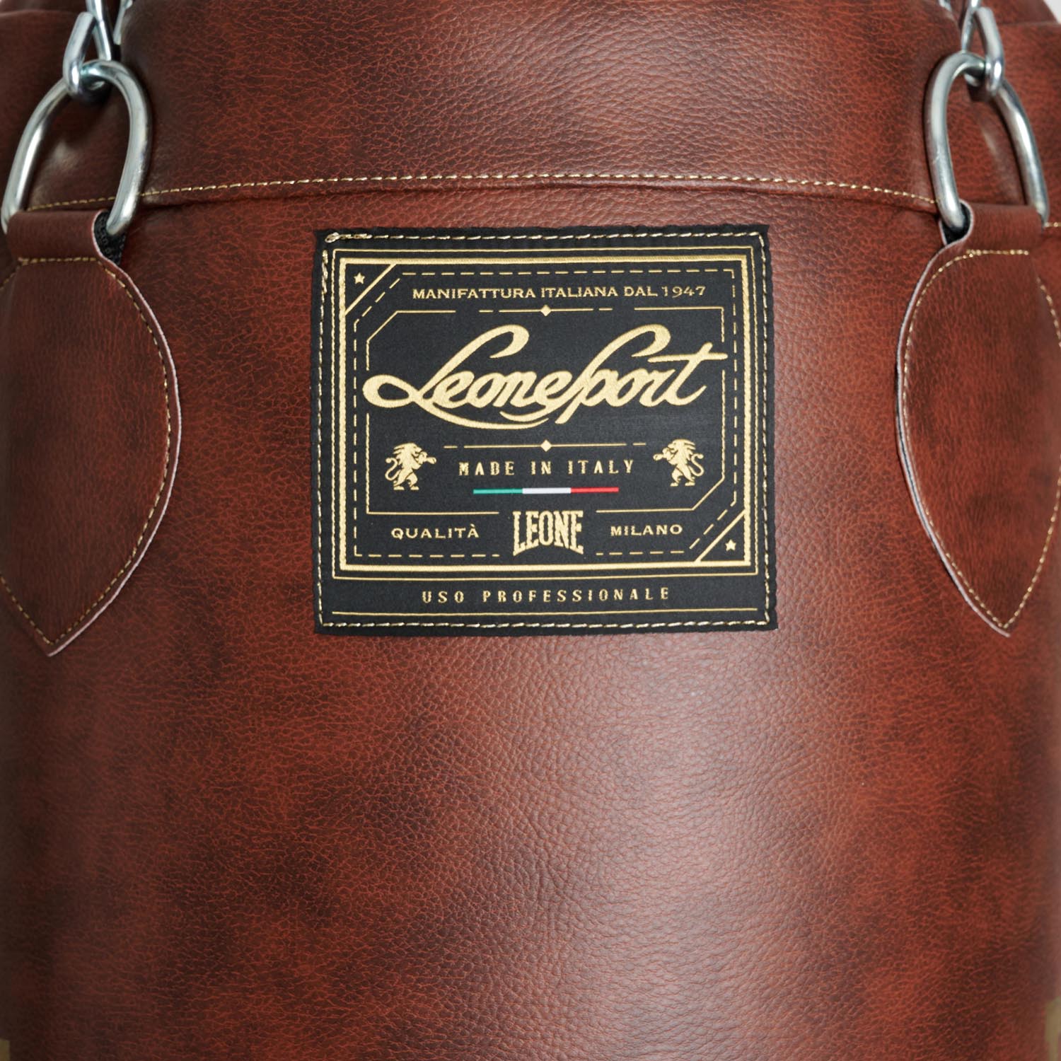 LEONE Boxing Bag, Apollo Vintage, AT823 brown, 30k g, 100 cm
